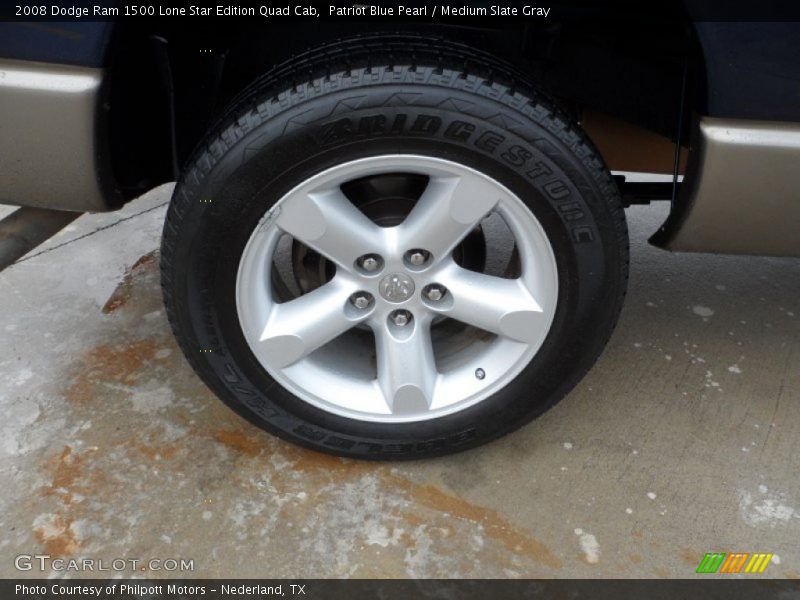 Patriot Blue Pearl / Medium Slate Gray 2008 Dodge Ram 1500 Lone Star Edition Quad Cab