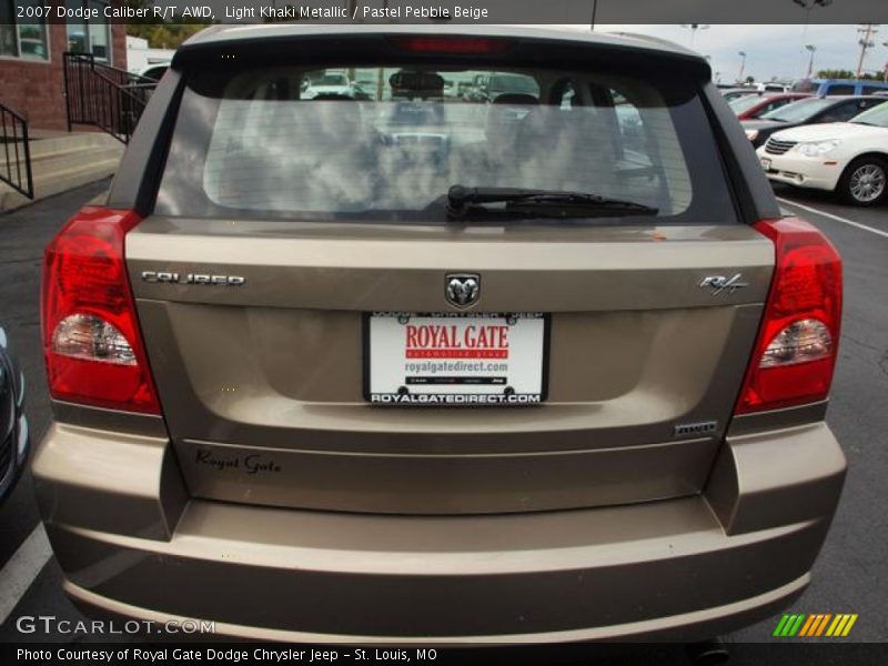Light Khaki Metallic / Pastel Pebble Beige 2007 Dodge Caliber R/T AWD
