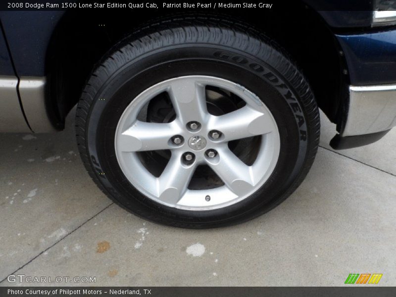 Patriot Blue Pearl / Medium Slate Gray 2008 Dodge Ram 1500 Lone Star Edition Quad Cab