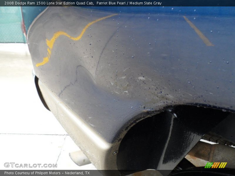 Patriot Blue Pearl / Medium Slate Gray 2008 Dodge Ram 1500 Lone Star Edition Quad Cab