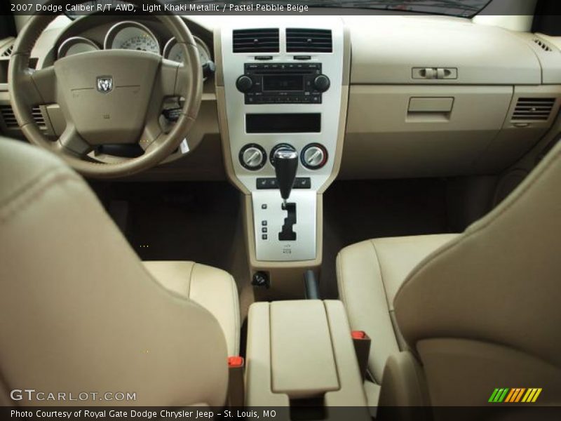 Light Khaki Metallic / Pastel Pebble Beige 2007 Dodge Caliber R/T AWD