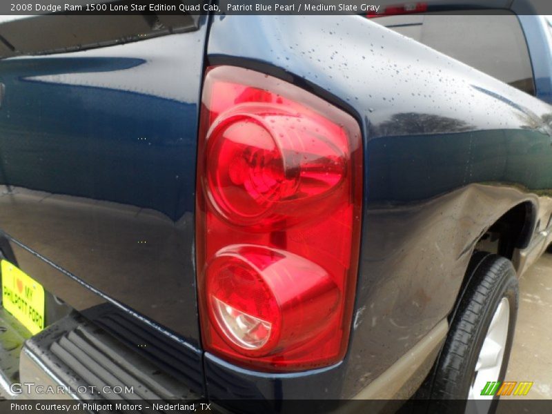 Patriot Blue Pearl / Medium Slate Gray 2008 Dodge Ram 1500 Lone Star Edition Quad Cab