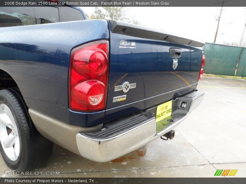 Patriot Blue Pearl / Medium Slate Gray 2008 Dodge Ram 1500 Lone Star Edition Quad Cab