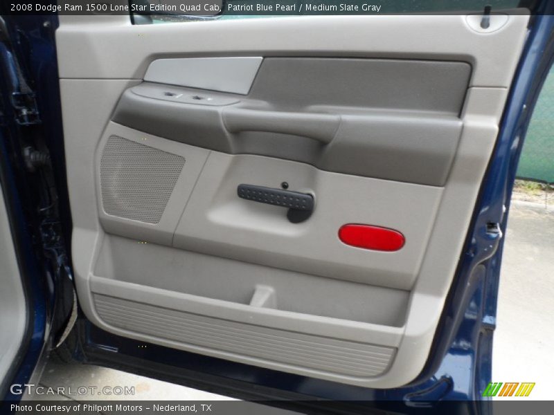 Patriot Blue Pearl / Medium Slate Gray 2008 Dodge Ram 1500 Lone Star Edition Quad Cab