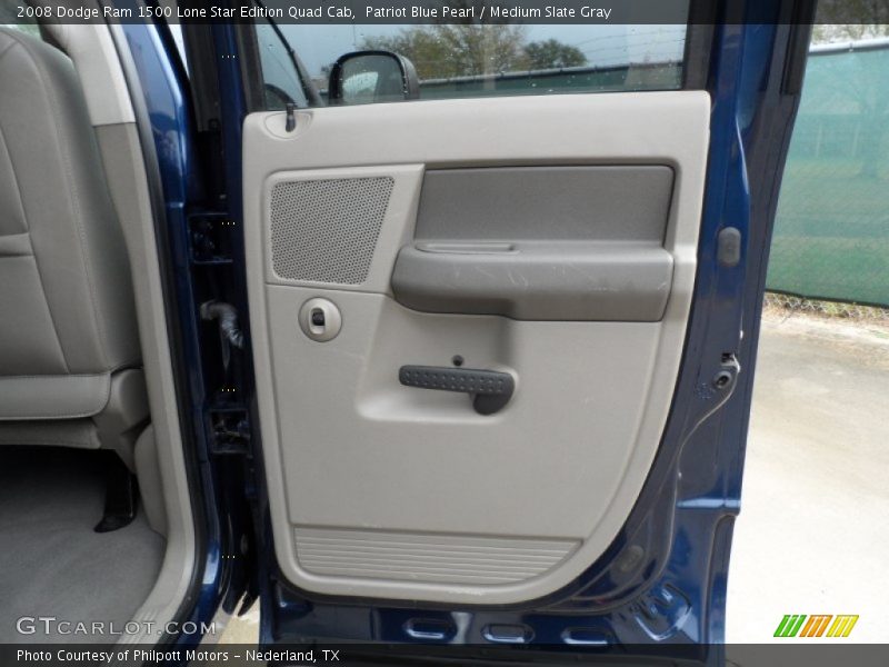 Patriot Blue Pearl / Medium Slate Gray 2008 Dodge Ram 1500 Lone Star Edition Quad Cab
