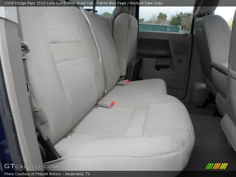 Patriot Blue Pearl / Medium Slate Gray 2008 Dodge Ram 1500 Lone Star Edition Quad Cab