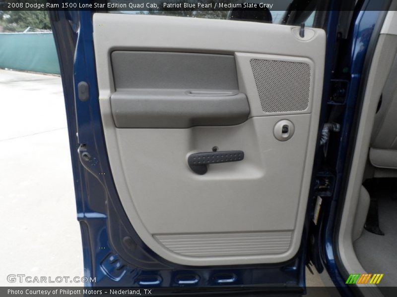 Patriot Blue Pearl / Medium Slate Gray 2008 Dodge Ram 1500 Lone Star Edition Quad Cab