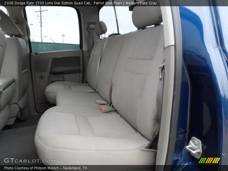 Patriot Blue Pearl / Medium Slate Gray 2008 Dodge Ram 1500 Lone Star Edition Quad Cab