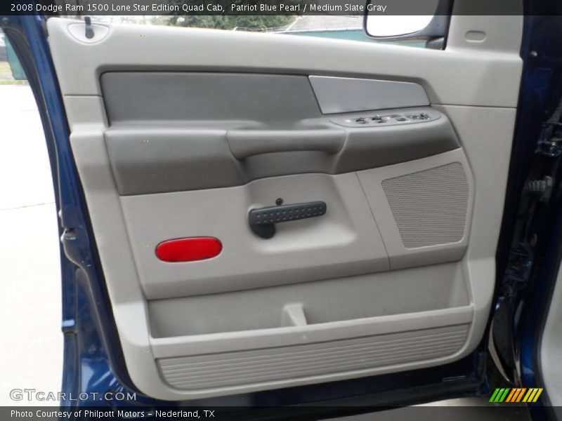 Patriot Blue Pearl / Medium Slate Gray 2008 Dodge Ram 1500 Lone Star Edition Quad Cab