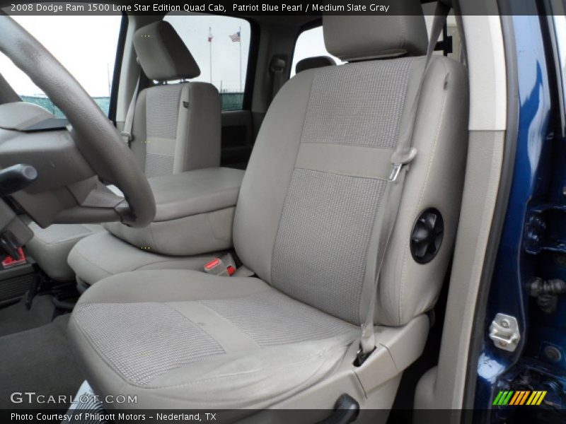 Patriot Blue Pearl / Medium Slate Gray 2008 Dodge Ram 1500 Lone Star Edition Quad Cab