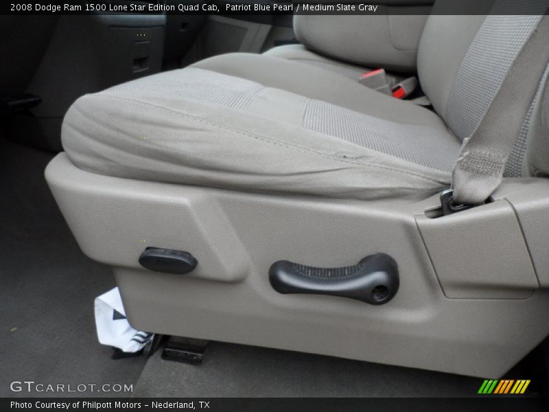 Patriot Blue Pearl / Medium Slate Gray 2008 Dodge Ram 1500 Lone Star Edition Quad Cab