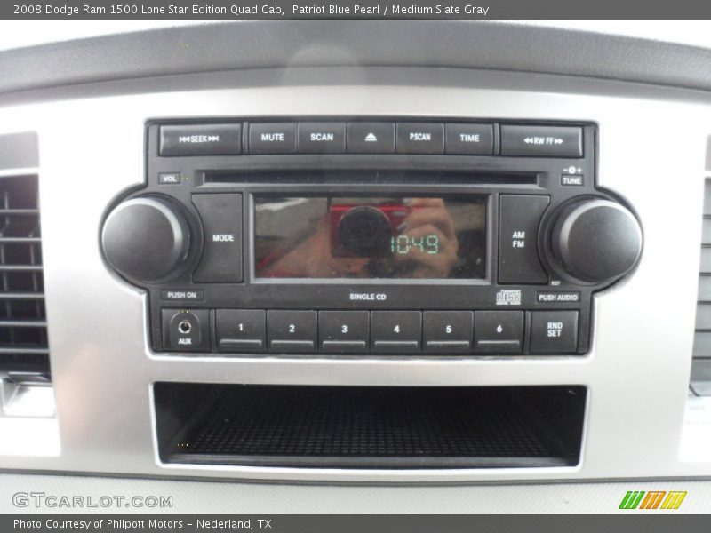 Patriot Blue Pearl / Medium Slate Gray 2008 Dodge Ram 1500 Lone Star Edition Quad Cab