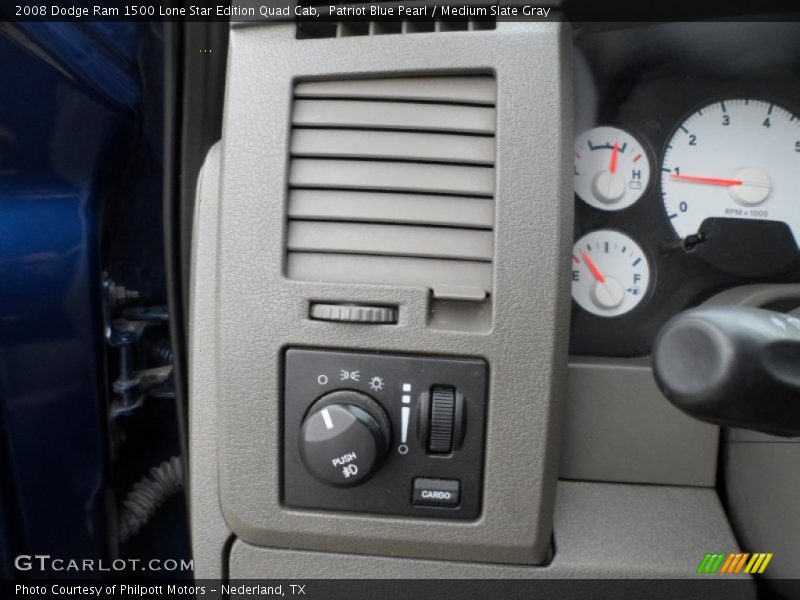 Patriot Blue Pearl / Medium Slate Gray 2008 Dodge Ram 1500 Lone Star Edition Quad Cab
