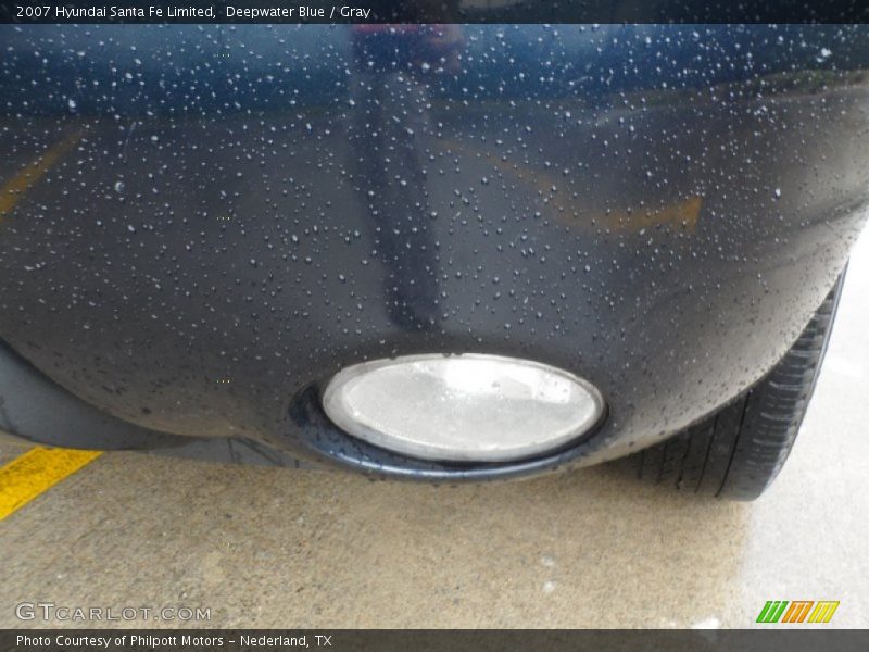 Deepwater Blue / Gray 2007 Hyundai Santa Fe Limited