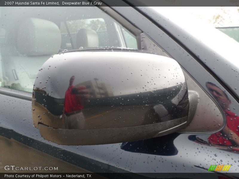 Deepwater Blue / Gray 2007 Hyundai Santa Fe Limited