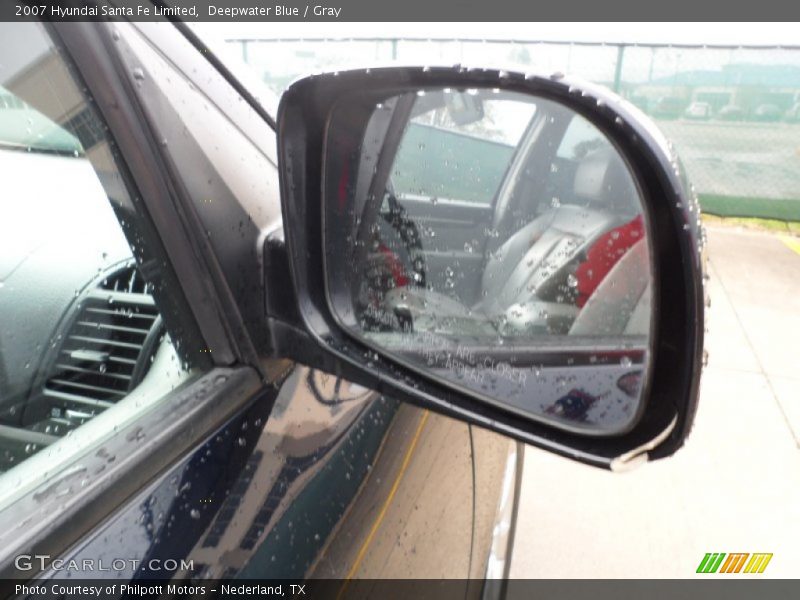 Deepwater Blue / Gray 2007 Hyundai Santa Fe Limited