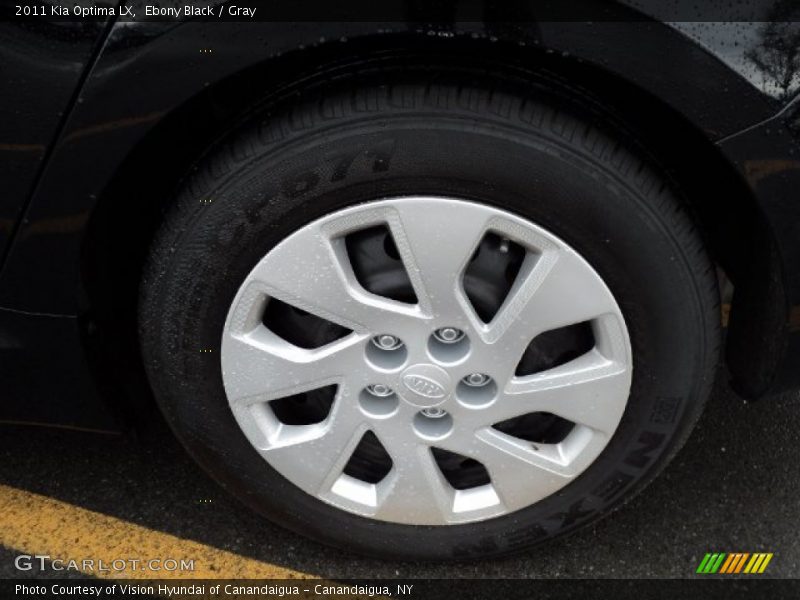 Ebony Black / Gray 2011 Kia Optima LX