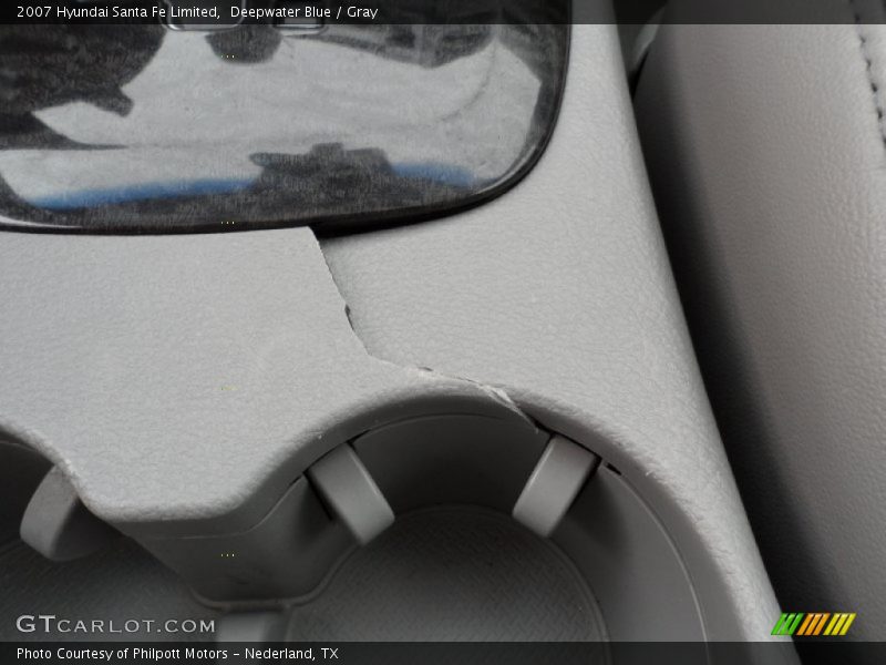 Deepwater Blue / Gray 2007 Hyundai Santa Fe Limited