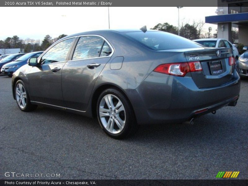 Polished Metal Metallic / Ebony 2010 Acura TSX V6 Sedan