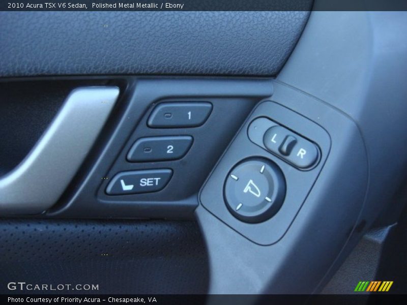 Polished Metal Metallic / Ebony 2010 Acura TSX V6 Sedan