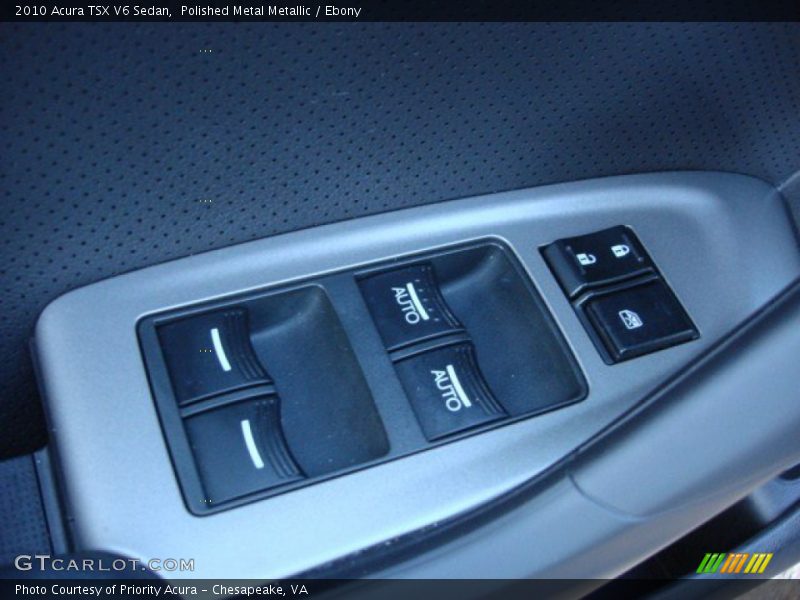 Polished Metal Metallic / Ebony 2010 Acura TSX V6 Sedan