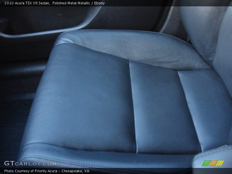 Polished Metal Metallic / Ebony 2010 Acura TSX V6 Sedan
