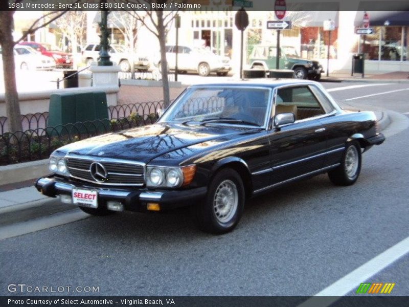 Front 3/4 View of 1981 SL Class 380 SLC Coupe