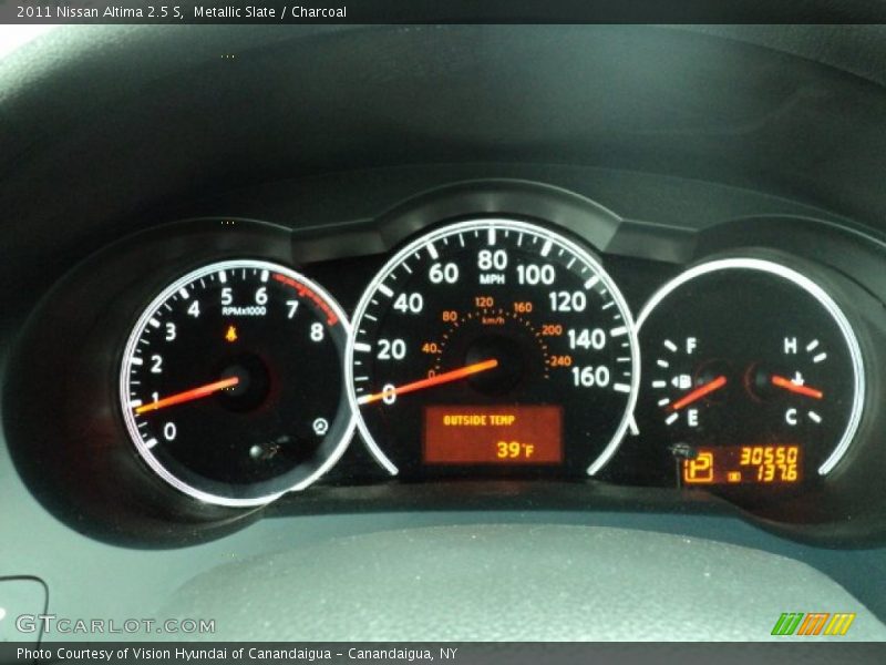 Metallic Slate / Charcoal 2011 Nissan Altima 2.5 S