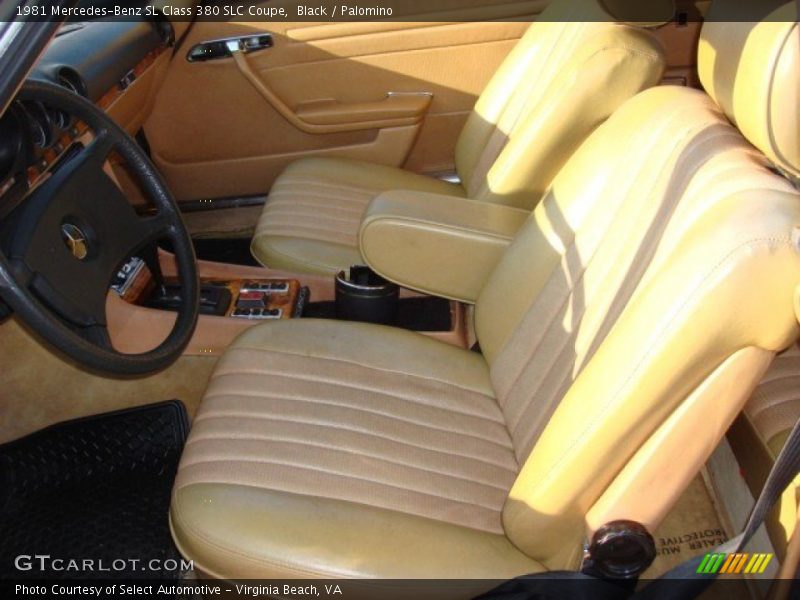  1981 SL Class 380 SLC Coupe Palomino Interior