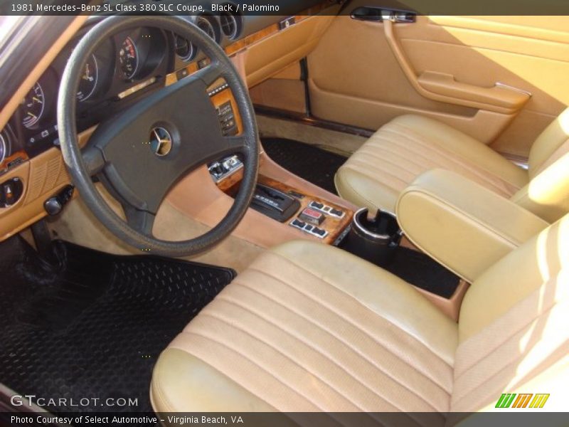 Palomino Interior - 1981 SL Class 380 SLC Coupe 