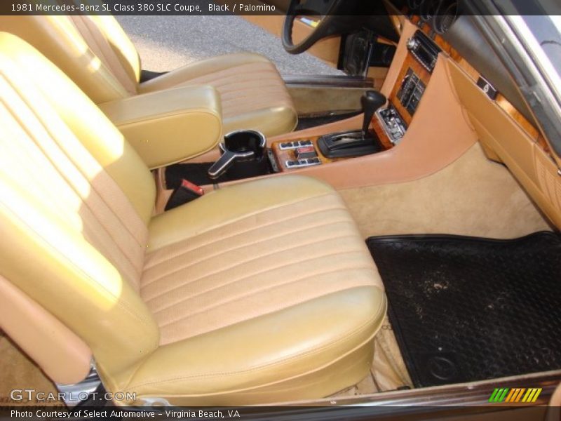  1981 SL Class 380 SLC Coupe Palomino Interior