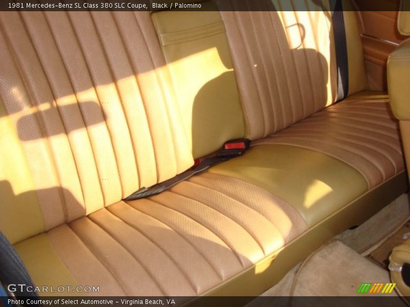  1981 SL Class 380 SLC Coupe Palomino Interior