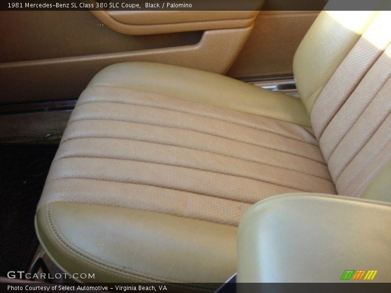  1981 SL Class 380 SLC Coupe Palomino Interior