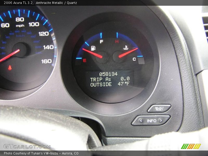 Anthracite Metallic / Quartz 2006 Acura TL 3.2