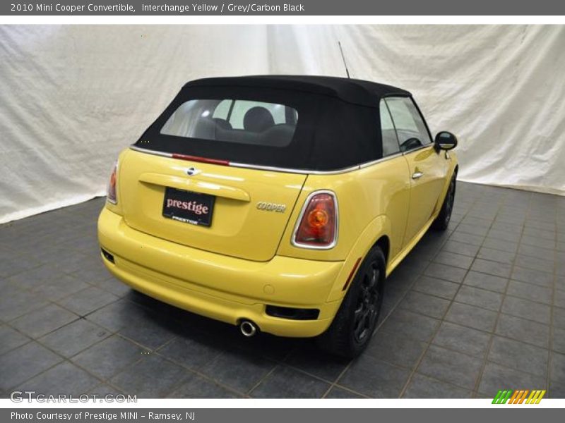 Interchange Yellow / Grey/Carbon Black 2010 Mini Cooper Convertible