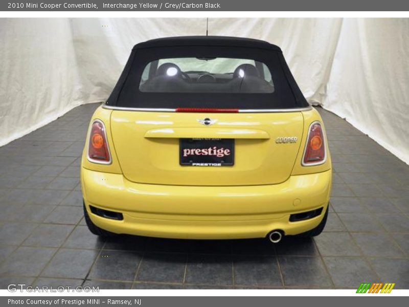 Interchange Yellow / Grey/Carbon Black 2010 Mini Cooper Convertible