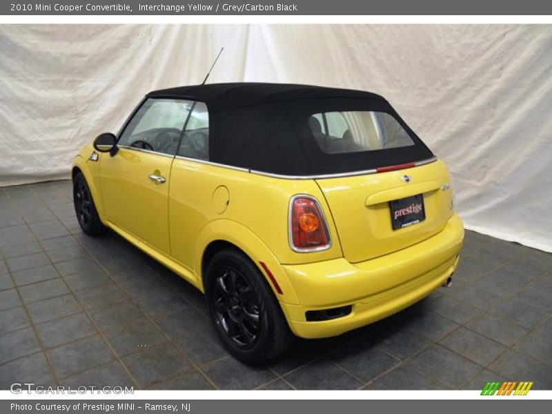 Interchange Yellow / Grey/Carbon Black 2010 Mini Cooper Convertible