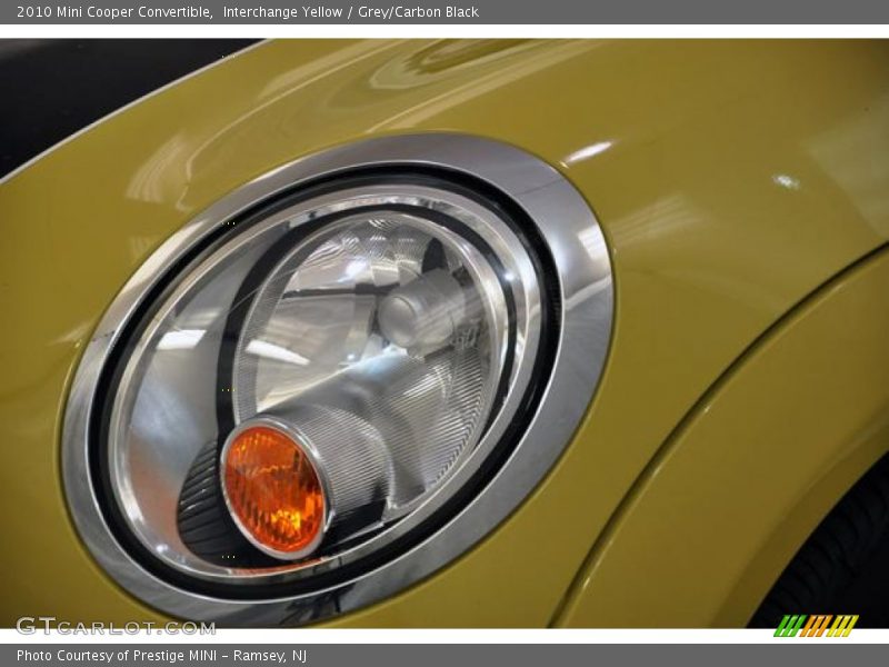 Interchange Yellow / Grey/Carbon Black 2010 Mini Cooper Convertible