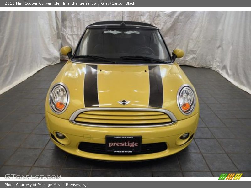 Interchange Yellow / Grey/Carbon Black 2010 Mini Cooper Convertible