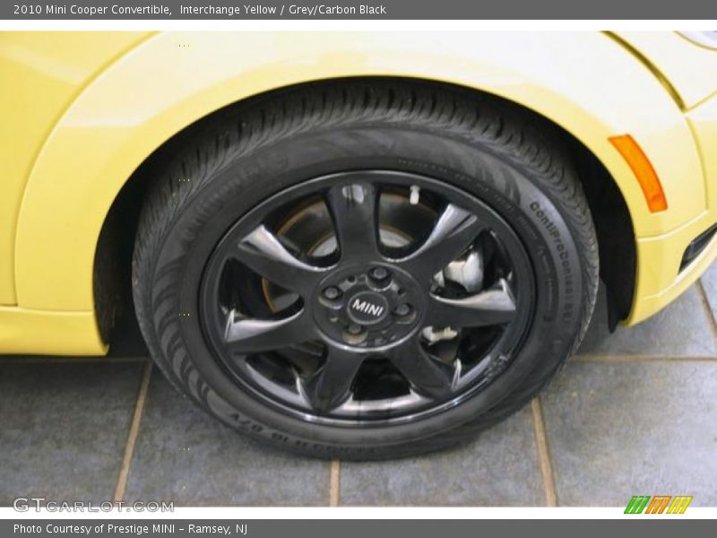 Interchange Yellow / Grey/Carbon Black 2010 Mini Cooper Convertible