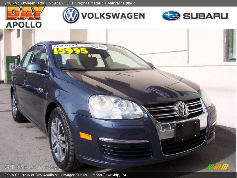 Blue Graphite Metallic / Anthracite Black 2006 Volkswagen Jetta 2.5 Sedan