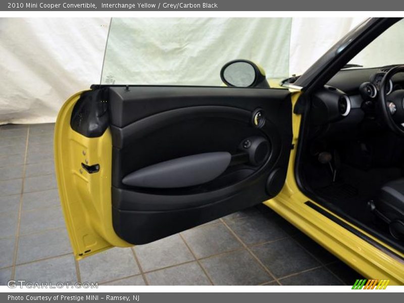 Interchange Yellow / Grey/Carbon Black 2010 Mini Cooper Convertible