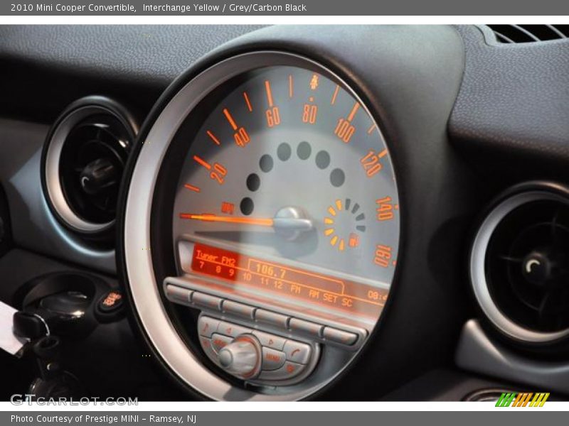 Interchange Yellow / Grey/Carbon Black 2010 Mini Cooper Convertible