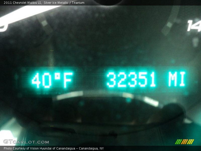 Silver Ice Metallic / Titanium 2011 Chevrolet Malibu LS