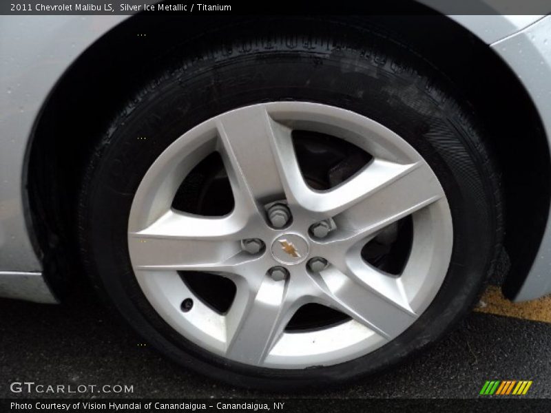 Silver Ice Metallic / Titanium 2011 Chevrolet Malibu LS