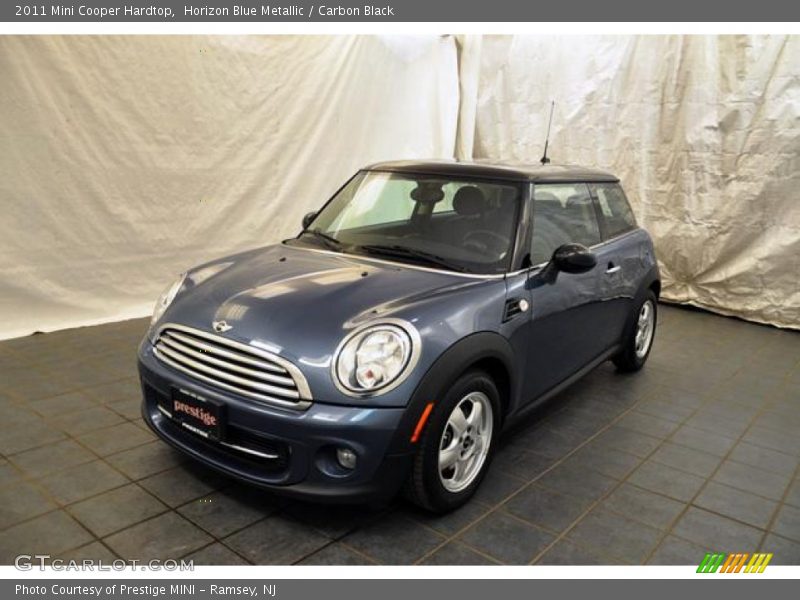 Horizon Blue Metallic / Carbon Black 2011 Mini Cooper Hardtop