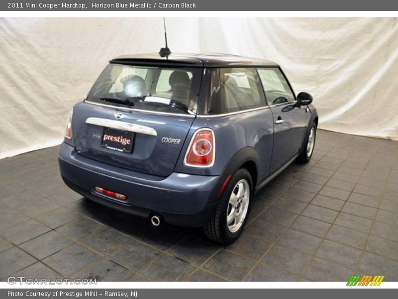Horizon Blue Metallic / Carbon Black 2011 Mini Cooper Hardtop