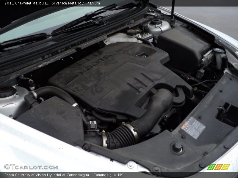 Silver Ice Metallic / Titanium 2011 Chevrolet Malibu LS