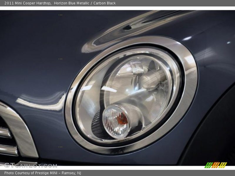 Horizon Blue Metallic / Carbon Black 2011 Mini Cooper Hardtop