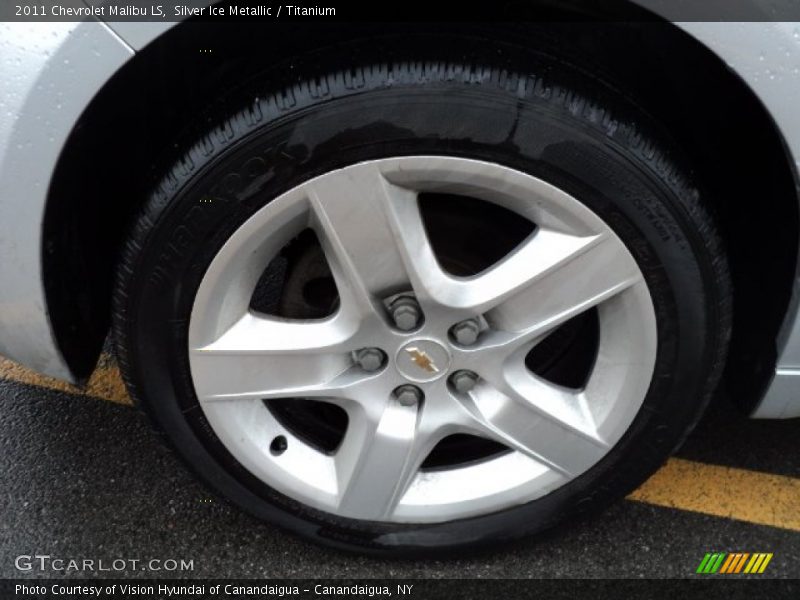 Silver Ice Metallic / Titanium 2011 Chevrolet Malibu LS